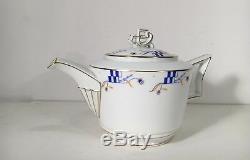 Fantastic Art-deco Teapot Rosenthal Germany Porcelain