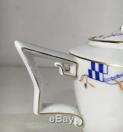 Fantastic Art-deco Teapot Rosenthal Germany Porcelain