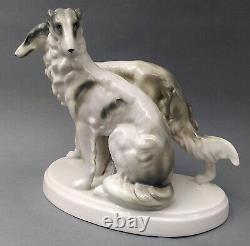 Fasold & Stauch Figurine Borzoi Greyhound Art-Deco