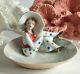 Fasold And Stauch Rare Lady In Mop Beach Shell German Trinket Dish