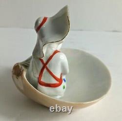 Fasold and Stauch Rare Lady in MOP Beach Shell German Trinket Dish