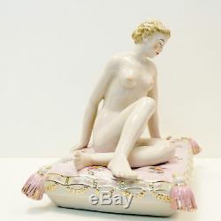 Figurine Bathing Beauty Sexy Naked Art Deco-German Style Art Nouveau Style Porce