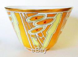 Fine Jazz Age Art Deco Hand Painted Porcelain Bowl France