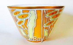 Fine Jazz Age Art Deco Hand Painted Porcelain Bowl France