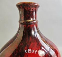 Fine PAUL MILET 12 Sevres French Ox Blood Vase c. 1900 antique art pottery