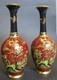 Fine Pair Of Art Deco Carlton Ware Vases, Circa 1930 Chinese Temple Pattern