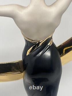 Franklin Mint Art Deco Erte Promise Of Gold 12 Female Sculpture