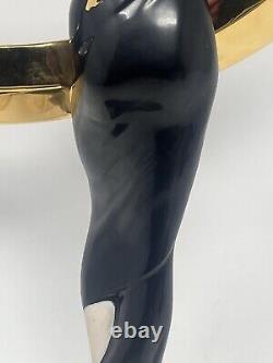 Franklin Mint Art Deco Erte Promise Of Gold 12 Female Sculpture