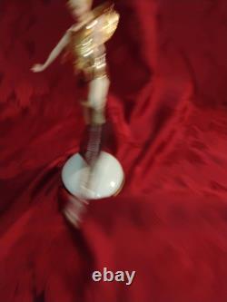 Franklin Mint Art Deco Erte Starlight In Platinim Female Sculpture 11