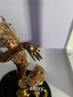 Franklin Mint Erte by the House of Erte Figurine Art Deco Ocelot Limited Edition