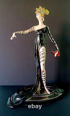 Franklin Mint M8110 House Of Erte Pearls And Rubies Ltd Ed Figure PERFECT