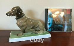 Fraureuth Kunstabteilung Porcelain Dachshund Very Rare Antique 1919-1926 Germany