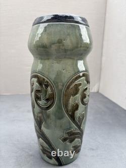 French Antique Art Deco Glazed Handmade Vintage Vase Collection