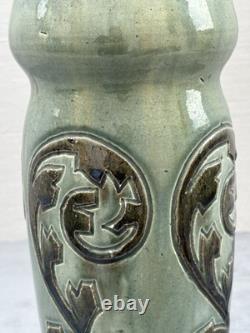 French Antique Art Deco Glazed Handmade Vintage Vase Collection