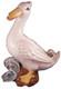 Fun Nymphenburg Porcelain Funky Art Deco Duck Figurine Porzellan Ente Figure B