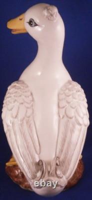 Fun Nymphenburg Porcelain Funky Art Deco Duck Figurine Porzellan Ente Figure B