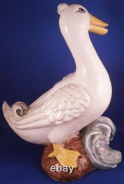 Fun Nymphenburg Porcelain Funky Art Deco Duck Figurine Porzellan Ente Figure B