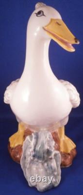 Fun Nymphenburg Porcelain Funky Art Deco Duck Figurine Porzellan Ente Figure B