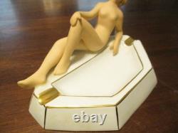 GEROLD PORZELLAN BAVARIA 20th Century German Porcelain Art Deco Ashtray 1930's