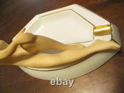 GEROLD PORZELLAN BAVARIA 20th Century German Porcelain Art Deco Ashtray 1930's