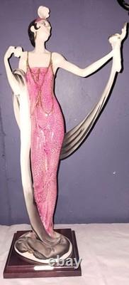 GIUSEPPE ARMANI Sculpture LADY with POWDER PUFF Ltd Ed. 4694/5000 with COA 19