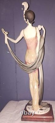 GIUSEPPE ARMANI Sculpture LADY with POWDER PUFF Ltd Ed. 4694/5000 with COA 19