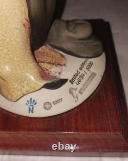 GIUSEPPE ARMANI Sculpture LADY with POWDER PUFF Ltd Ed. 4694/5000 with COA 19