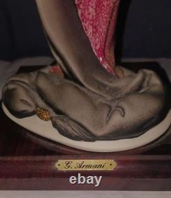 GIUSEPPE ARMANI Sculpture LADY with POWDER PUFF Ltd Ed. 4694/5000 with COA 19
