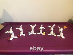 GOEBEL 6 Art Deco Bunny Rabbit Snail Mouse Hedgehog Butterfly Duck Ladybug RARE