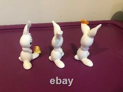 GOEBEL 6 Art Deco Bunny Rabbit Snail Mouse Hedgehog Butterfly Duck Ladybug RARE