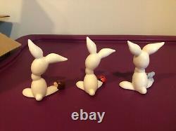 GOEBEL 6 Art Deco Bunny Rabbit Snail Mouse Hedgehog Butterfly Duck Ladybug RARE