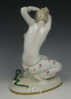 Galluba & Hofmann Art deco Figurine Dancer with Snake WorldWide