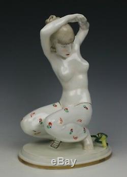 Galluba & Hofmann Art deco Figurine Dancer with Snake WorldWide