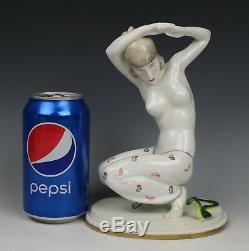 Galluba & Hofmann Art deco Figurine Dancer with Snake WorldWide