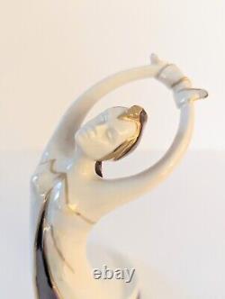 Galos Art Deco Porcelain Ceramic Sculpture Figurine Made in Spain 11 inch