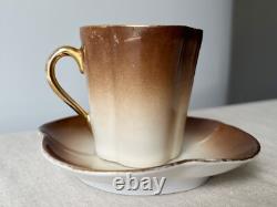 Gardner Porcelain cup & saucer art deco