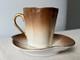 Gardner Porcelain Cup & Saucer Art Deco