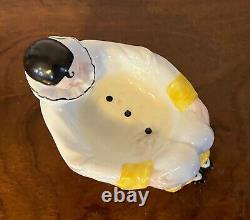 German Crown Sitzendorf Art Deco Porcelain Pin Dish Clown Pierrot Flapper