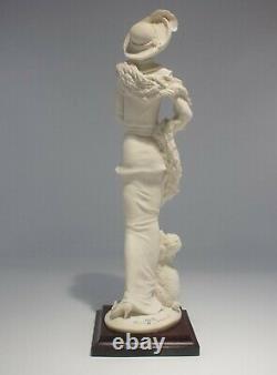 Giuseppe Armani Figurine Sculpture LADY WITH POODLE 0394F Florence Italy 1987