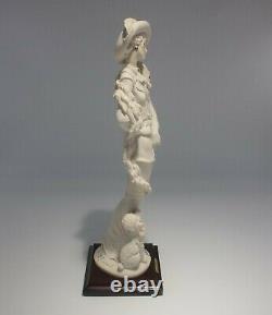 Giuseppe Armani Figurine Sculpture LADY WITH POODLE 0394F Florence Italy 1987