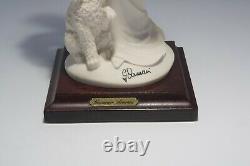 Giuseppe Armani Figurine Sculpture LADY WITH POODLE 0394F Florence Italy 1987