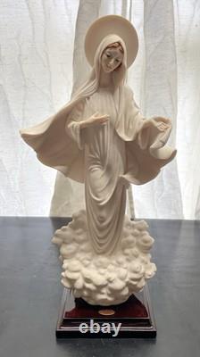 Giuseppe Armani Madonna's Medjugorje, 14 Inch, Florence 1989, Signed