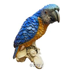 Goebel Hummel Parrot CV 79 1967 Macaw Tiki Adjacent Porcelain Art Deco SEE VIDEO