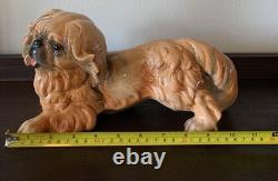 Goebel Mid Century Pekingese Figurine Art 1960s West Germany Porcelain Ceramic