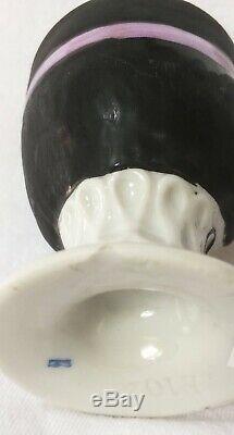 Goebel Pierrot Egg Cup Clown Figurine Porcelain Ceramic Vtg Art Deco Germany Lot