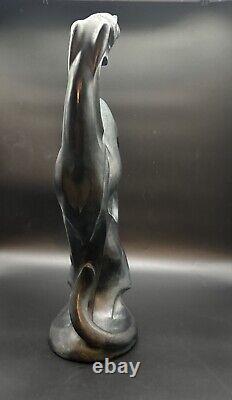 Greyhound Austin Productions Sculpture Art Deco Grey Hound Vntg 1988 15.5lbs