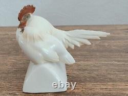 Gustav Oppel/Neuhauser Porcelain Couple Rooster And Hen Art Deco Germany 1920/