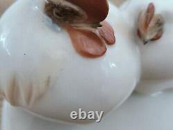 Gustav Oppel/Neuhauser Porcelain Couple Rooster And Hen Art Deco Germany 1920/