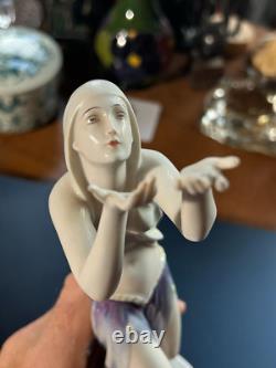 Gustav Oppel Rosenthal German Porcelain Art Deco'Prayer Dancer Figurine 1937
