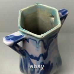 H. MUELLER CO. Art Deco End of Day Vase 6.75 inch Porcelain HTF